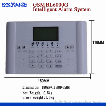 GSM SMS Home Alarm System 99 Wireless Zones Alarm System, Bl6000